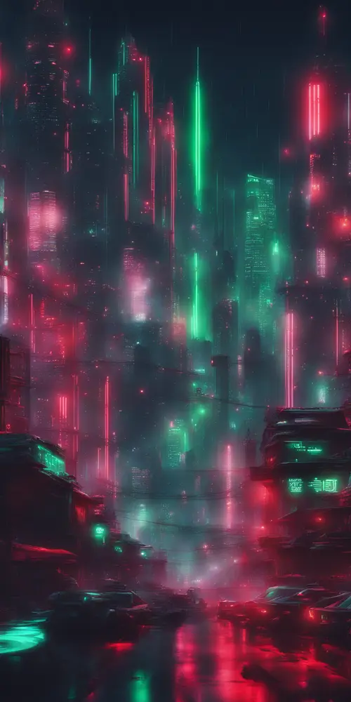 Cyber Steam-Punk Christmas wallpaper